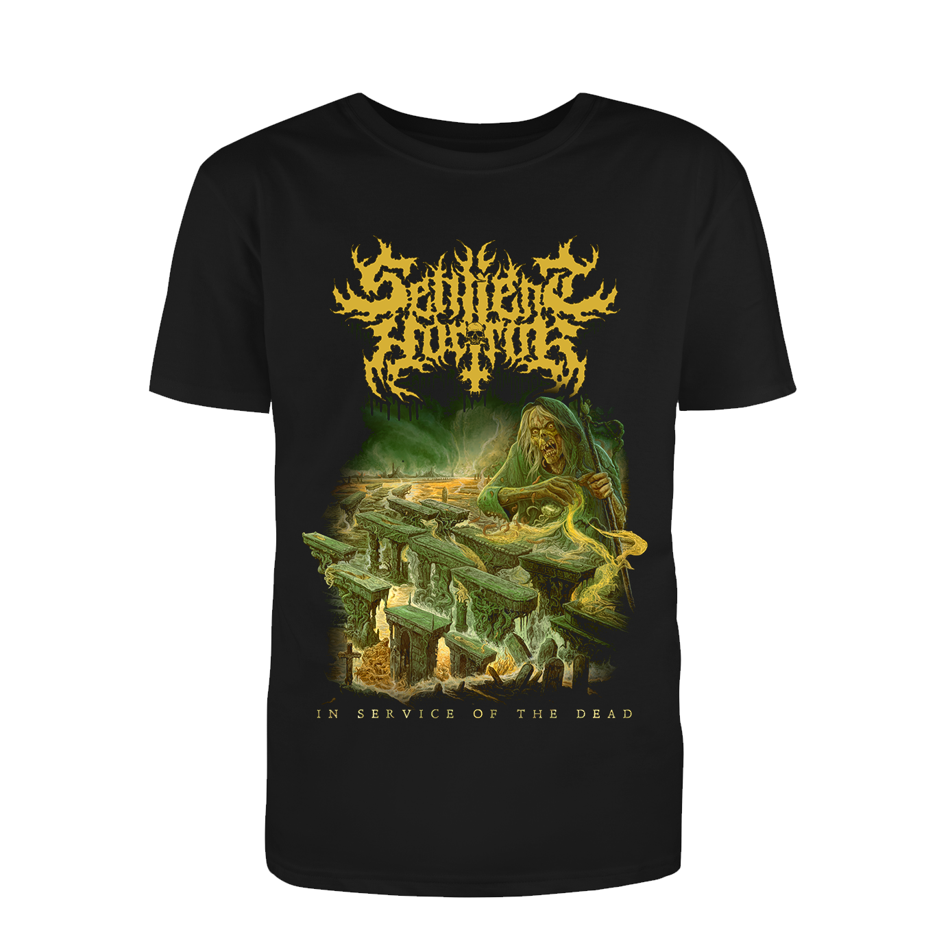 Sentient Horror - In Service of the Dead T-Shirt – Torn from the Grave US
