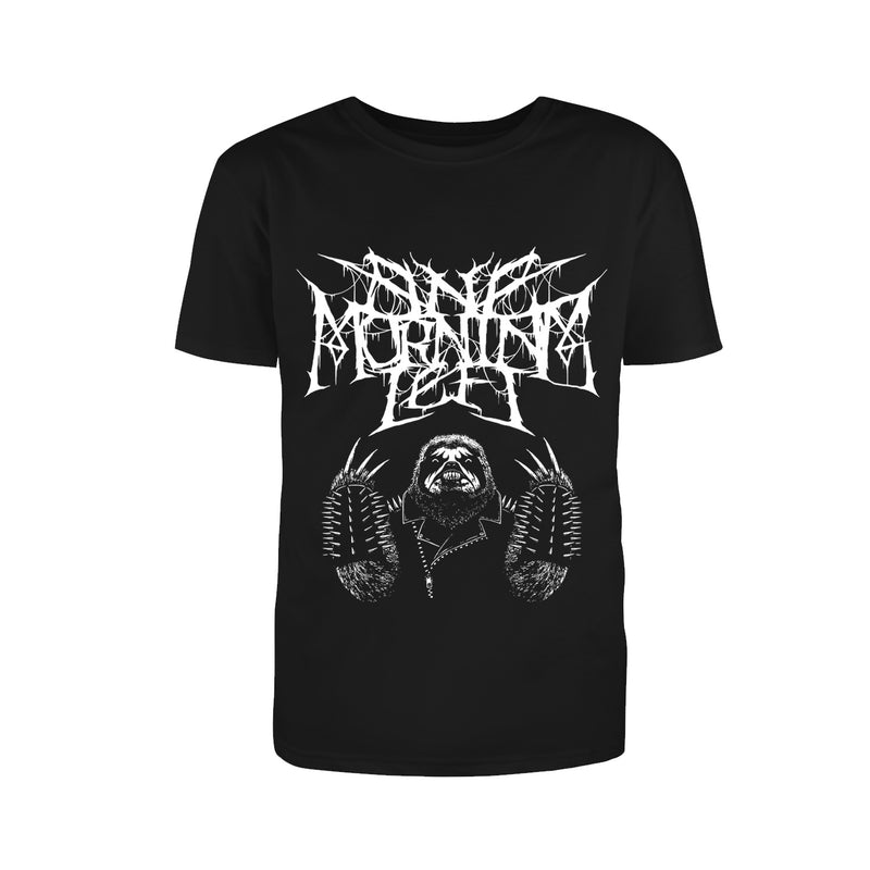 One Morning Left - Black Metal Sloth T-Shirt
