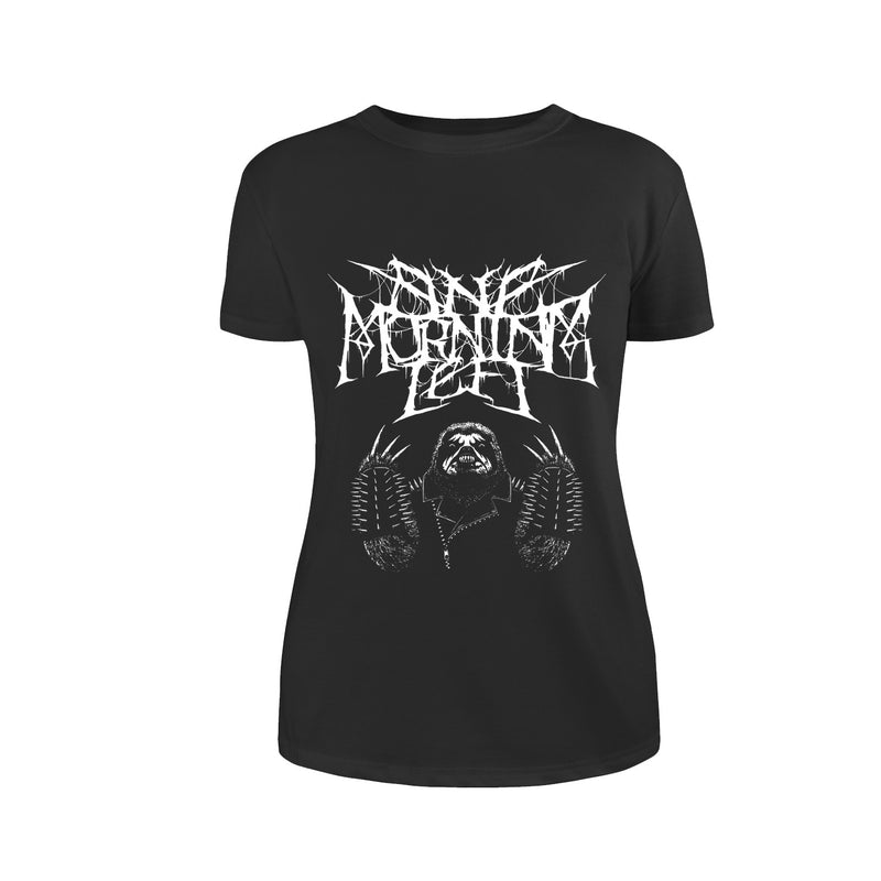 One Morning Left - Black Metal Sloth Girlie T-Shirt