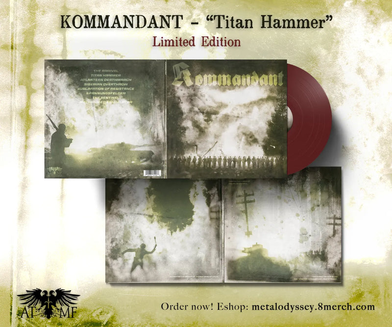 Kommandant – Titan Hammer LP [PRE-ORDER]