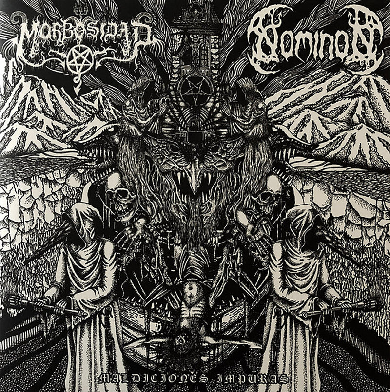 Morbosidad / Nominon - Maldiciones Impuras 7"EP