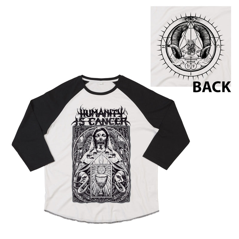 Humanity is Cancer –  Horned Mother / Harlot 3/4 Sleeve T-Shirt