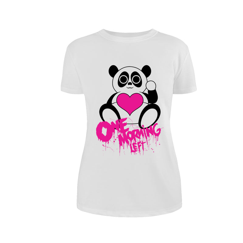 One Morning Left - Panda Heart Girlie T-Shirt
