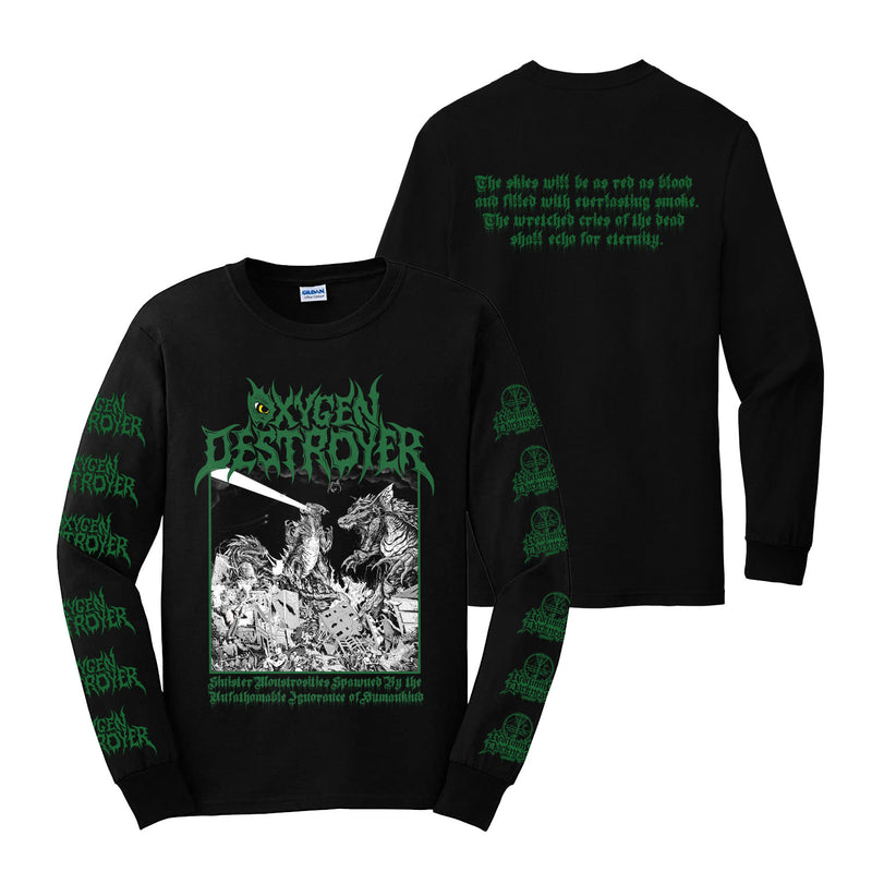 Oxygen Destroyer - Sinister Monstrosities Spawned by the Unfathamble Ignorance of Humankind Long Sleeve